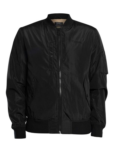 Schott Men's Airstar Lightweight Bomber Jacket, Black - Picture 11 of 11