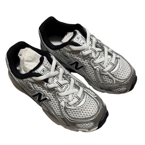 New Balance 740 Bungee Lace Toddler Sneakers Size 10 Grey Black NW - Picture 11 of 14