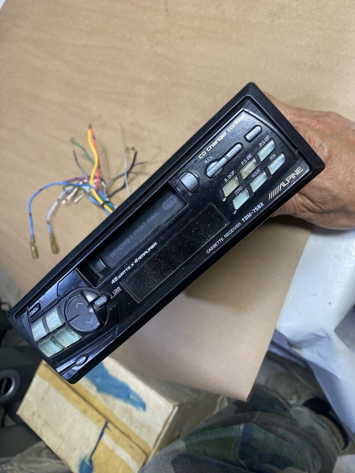 Alpine TDM-7582 Car Stereo Mobile Media Station - Untested Vintage Old ...