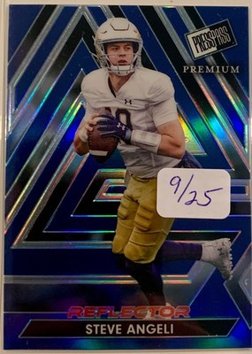 2024 Press Pass Premium #82 Steve Angeli Reflector Prismatic Blue /25