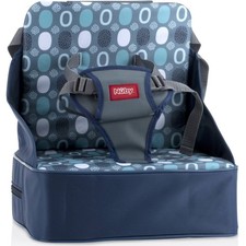 Easy-Go Lightweight High Chair Booster Seat, For 9 Months and up, Blue with