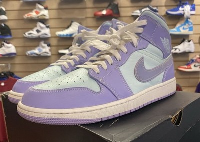 Nike Air Jordan 1 Mid Men's Size 13 Purple Pulse Arctic Punch 554724-500