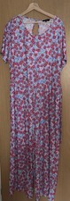 Wednesday Girl Floral Jumpsuit  Size UK 22   Blue with Belt   Very Good Condition