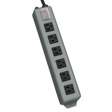 Tripp Lite Waber 6 Outlets Power Strip - NEMA 5-15P - Receptacle: 6 x NEMA 5-15R