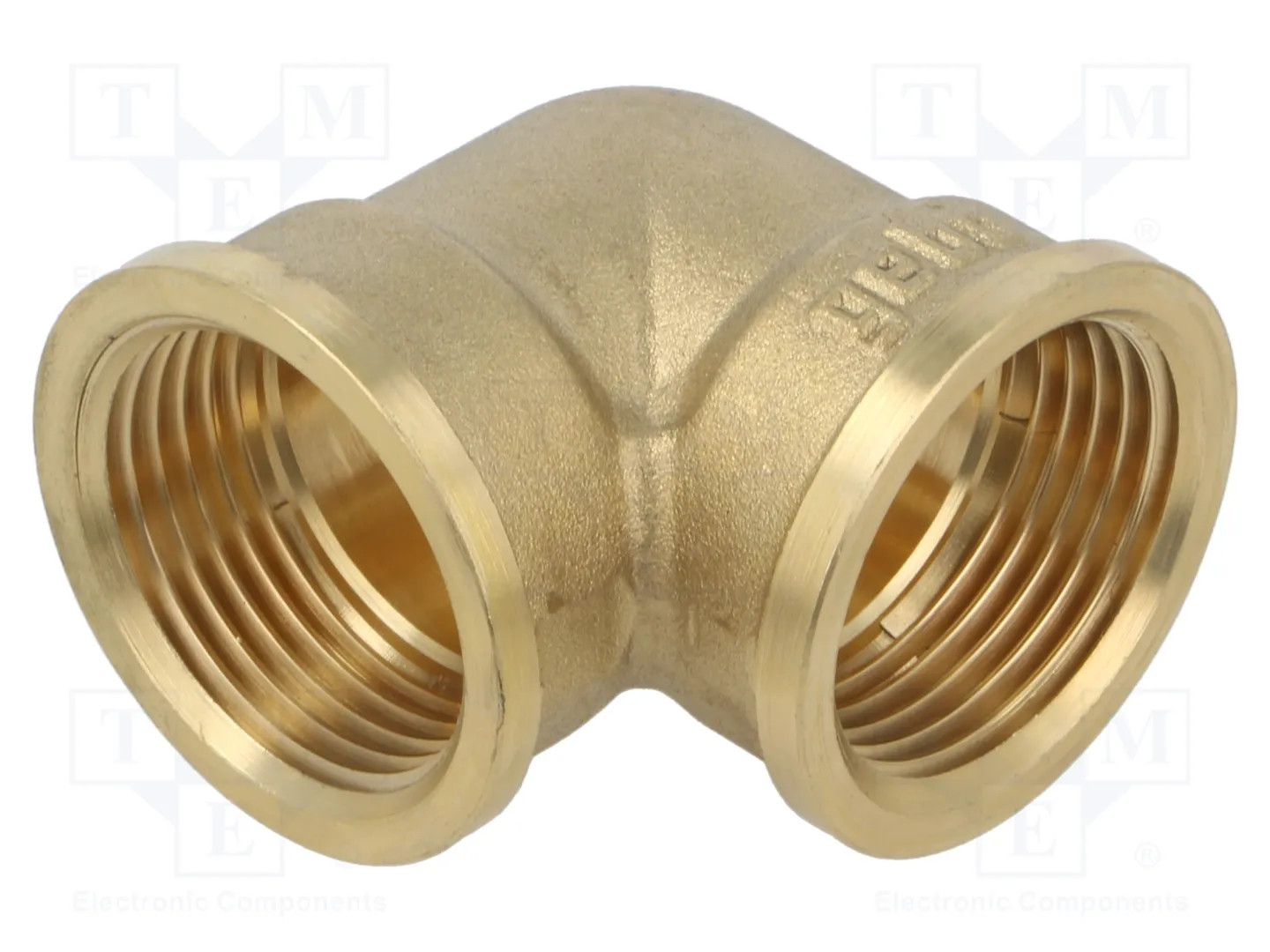 Splice terminal: 90° elbow; female-female; brass CW617N; BR
