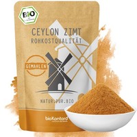 Bio Ceylon Zimt Gemahlen/Pulver 500G - RohkostqualitäT 100% NatüRlich- Biokontor