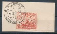 867655) DR Briefstück mit K2 Stpl. Wusterwitz über Schlawe Pommern 