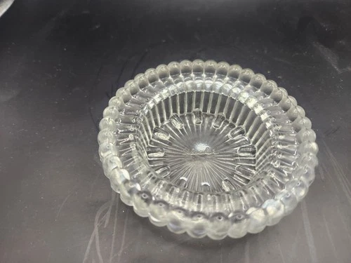 4” Glass  Insert ONLY  LG Wright & Fenton Lamps , Weishar , Moon & Star