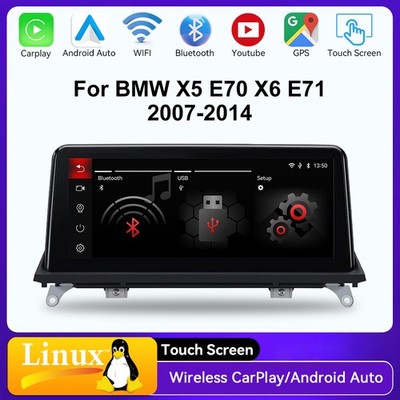 10,25 Zoll Android Auto CarPlay Für BMW X5 E70 X6 E71 2007-2010 CCC TouchScreen
