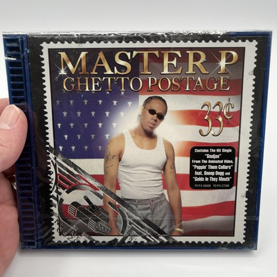 #ad Ghetto Postage Clean Edited by Master P CD Nov 2000 No Limit Records $15.00