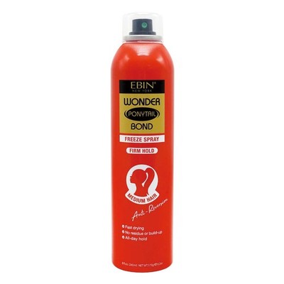 Wonder Lace Bond Freeze Spray 8 Fl Oz Firm Hold Hair Styling Agent Vegan
