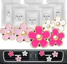 6pcs Daisy Flower Air Freshener Vent Clips Cute Car Accessories And Interior De 6pcs Daisy Flower Air Freshener Vent Clips Cute Car Accessories And Interior De