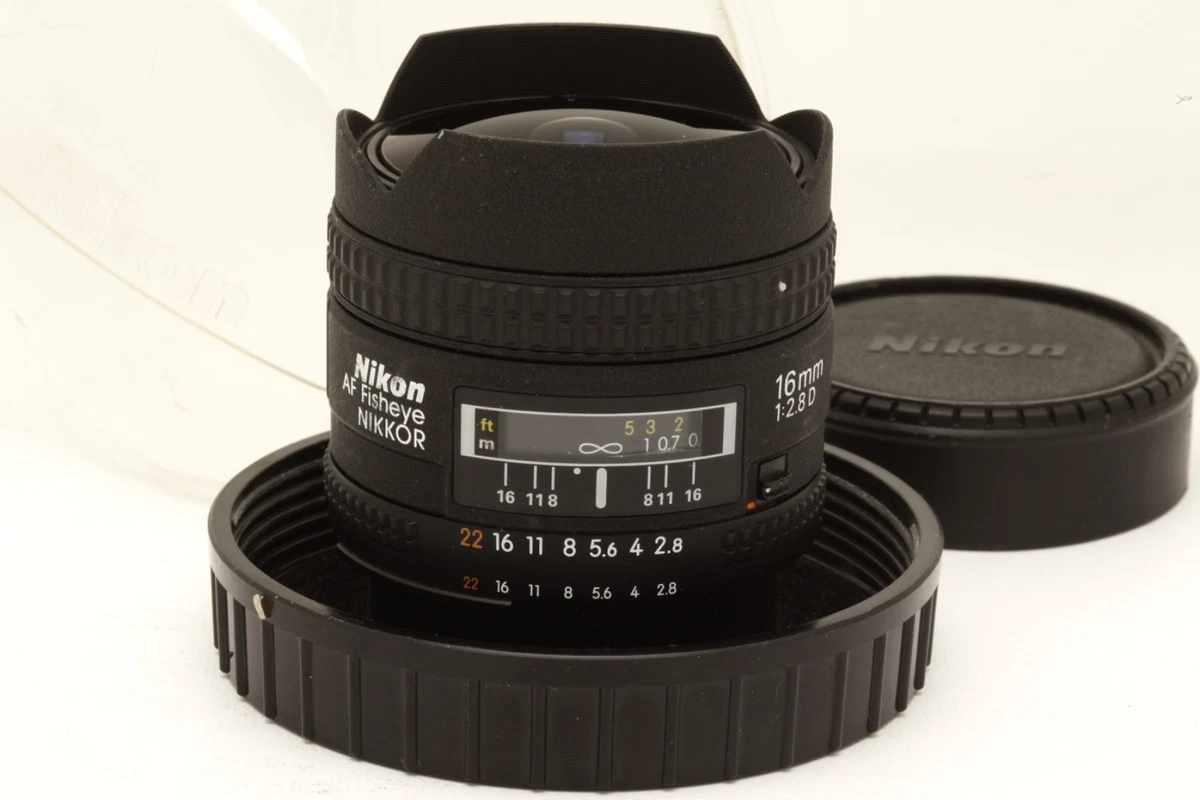 Nikon Fisheye-NIKKOR 16mm Focal f/2.8 Camera Lenses for sale | eBay