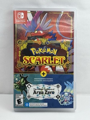 Pokemon Scarlet + Hidden Treasure of Area Zero (Game + DLC) (Nintendo Switch)