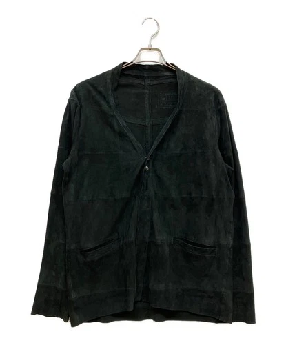 Marea Erre Goat Leather Jacket Men's Size M Black - product listing photo