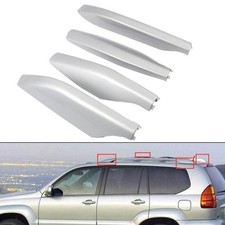 For Lexus GX470 2003 -2009 4pcs TOP Roof Rack Side Rail End Cover Cap Shell US 