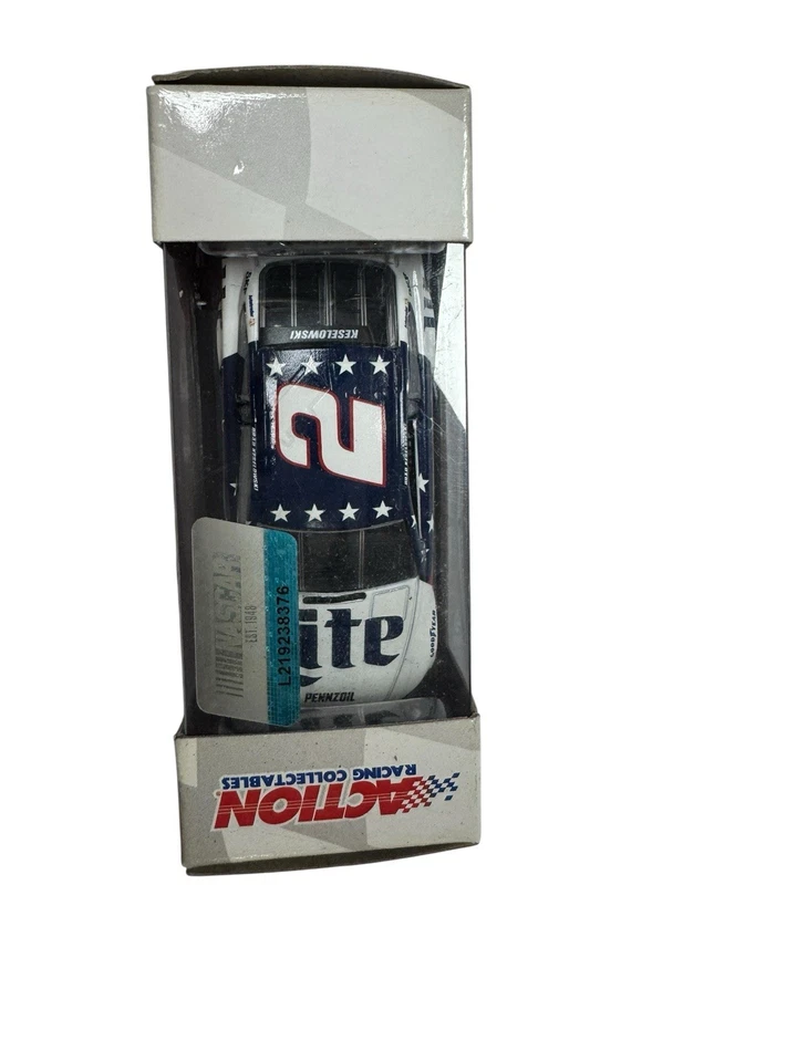 Brad Keselowski #2 Miller Lite 2018 Fusion Limited 1/64 NASCAR Diecast Action - Image 2 of 4