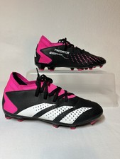 Adidas Youth Predator Accuracy.3 FG J Soccer Black/Pink GW4609 Size 5.5
