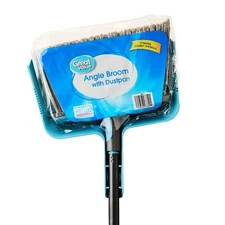 New Great Value Angle Broom with Dustpan
