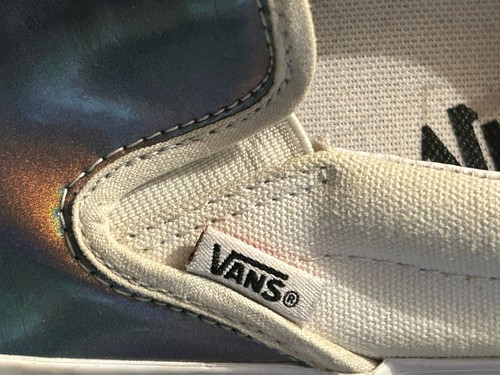Vans Slip On Pro Duracap White & Gray Metallic Low Skateboard Shoes ...