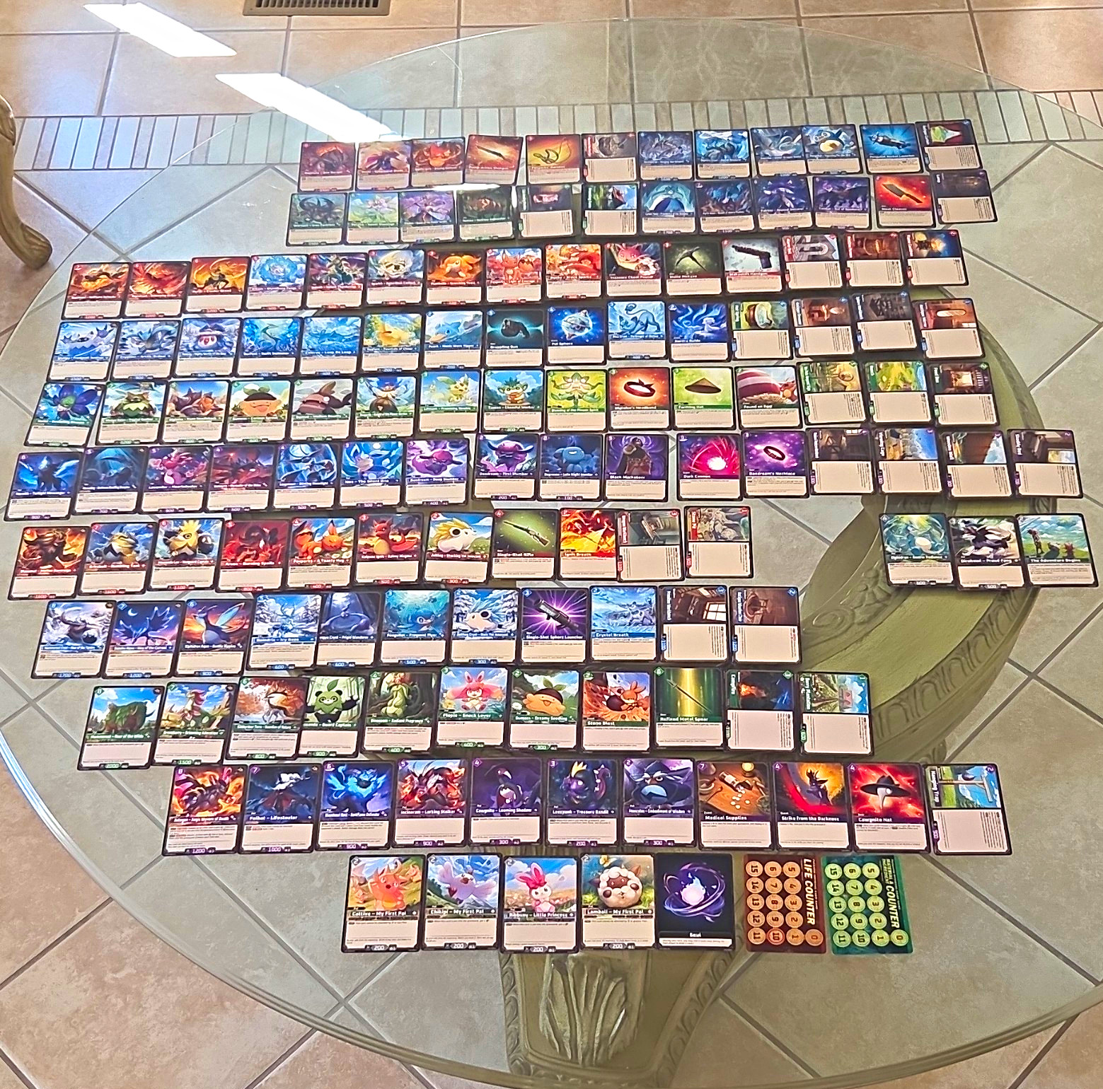 Palworld Set: All C (34), U (30), R (24), TD (49), +2 Counter Cards. 1st Ed BP01