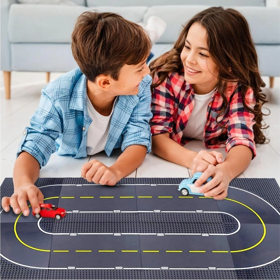 8x Placas Base ROAD STREET Bloques de Construcción 10" 32x32 Puntos Compatible con Marca Principal Foto 2 de 2