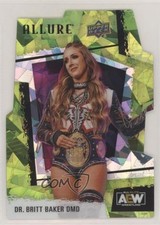 2022 Upper Deck Allure AEW Green Rainbow 42/99 Dr Britt Baker #5 0v41
