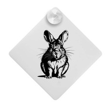 "Common Degu" Saugnapf Auto Fenster Schild (CG00026644)