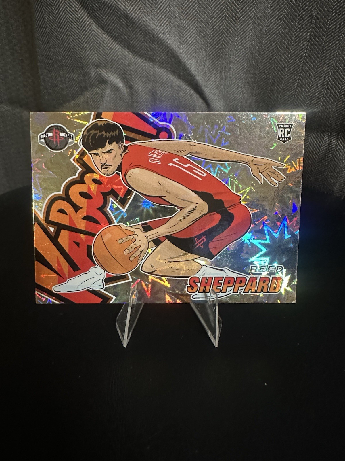 2024-25 Panini Revolution  Reed Sheppard Horizontal Kaboom  #18 Rookie SSP