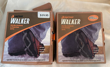 YAKTRAX WALKER ICE CLEATS Small Black Slip-On Traction Snow Ice Grips