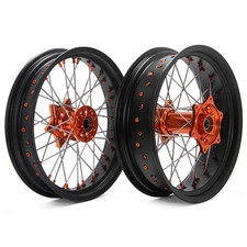 Supermoto 17" Complete Wheel Set for XCW EXCF SX-F SX SXS XC-W SXF 125-540 03-24