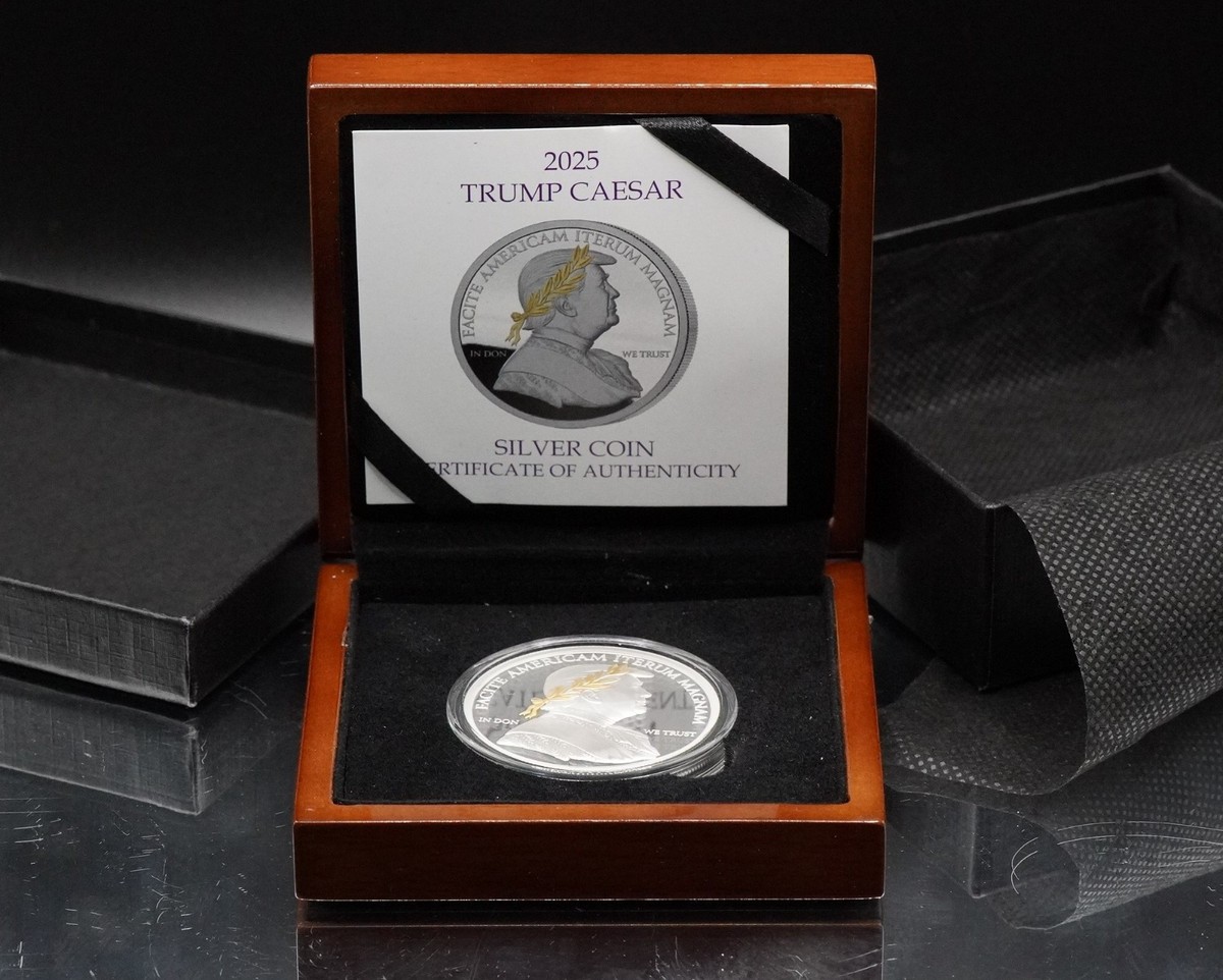 2025 Donald Trump Caesar Don Liberia 1oz 999 FINE Silver round