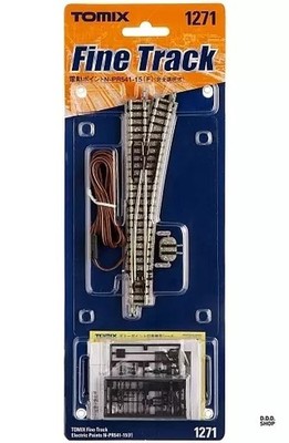 Spur N 1/150 angetriebene Weiche N PR541 15F voll wählbare Weiche