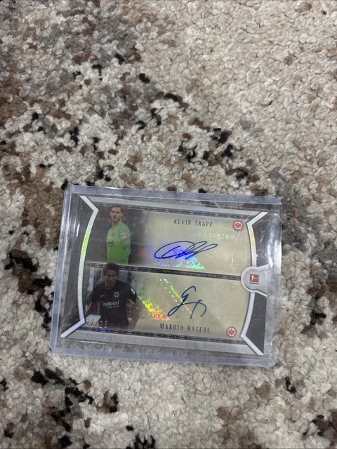 Topps Museum 2018/19 Eintracht Frankfurt Kevin Trapp / Makoto Hasebe Dual Auto