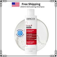 Vichy Dercos Stimulating Shampoo Complements anti Hair Loss Treatments 200Ml