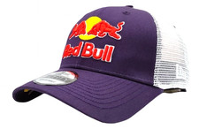 R - Purple & White Trucker Cap. 3 Logos. NWT....