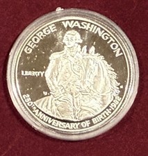 1982 George Washington 250th Anniversary Of Birth Silver Proof Half Dollar