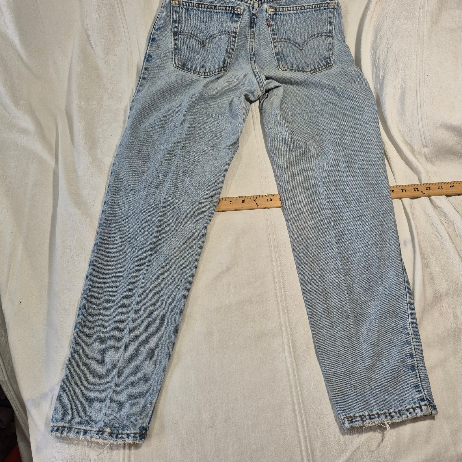 VTG LEVIS 551 JEANS RELAXED FIR TAPERED LEG HIGH RISE SIZE 10 MEDIUM 28x30 USA thumbnail 16