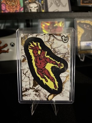 2025 Topps Comic Book Heroes #42 Human Torch Die-Cut NM