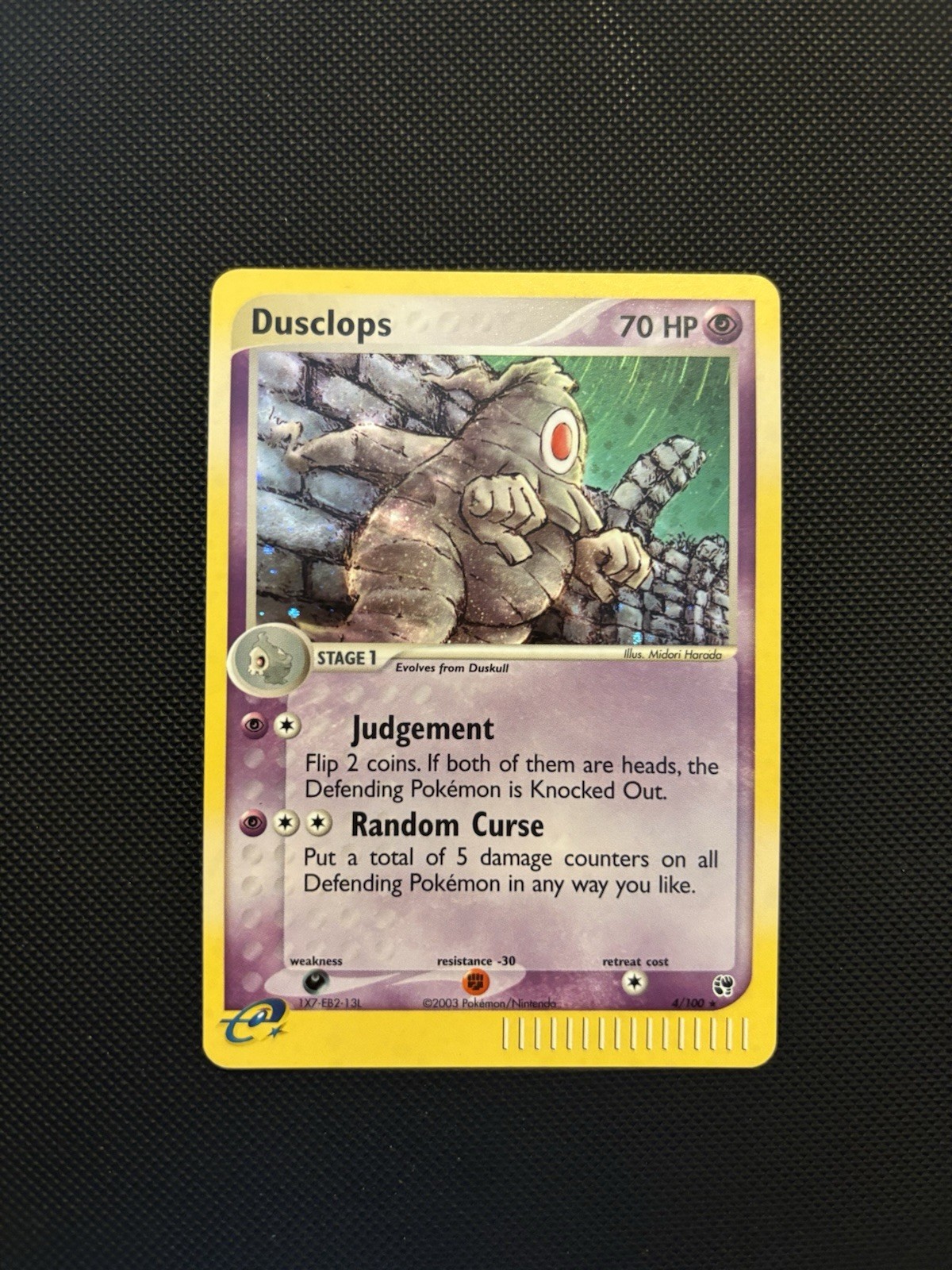 Dusclops 4/100 Holo Pokemon Sandstorm - NM