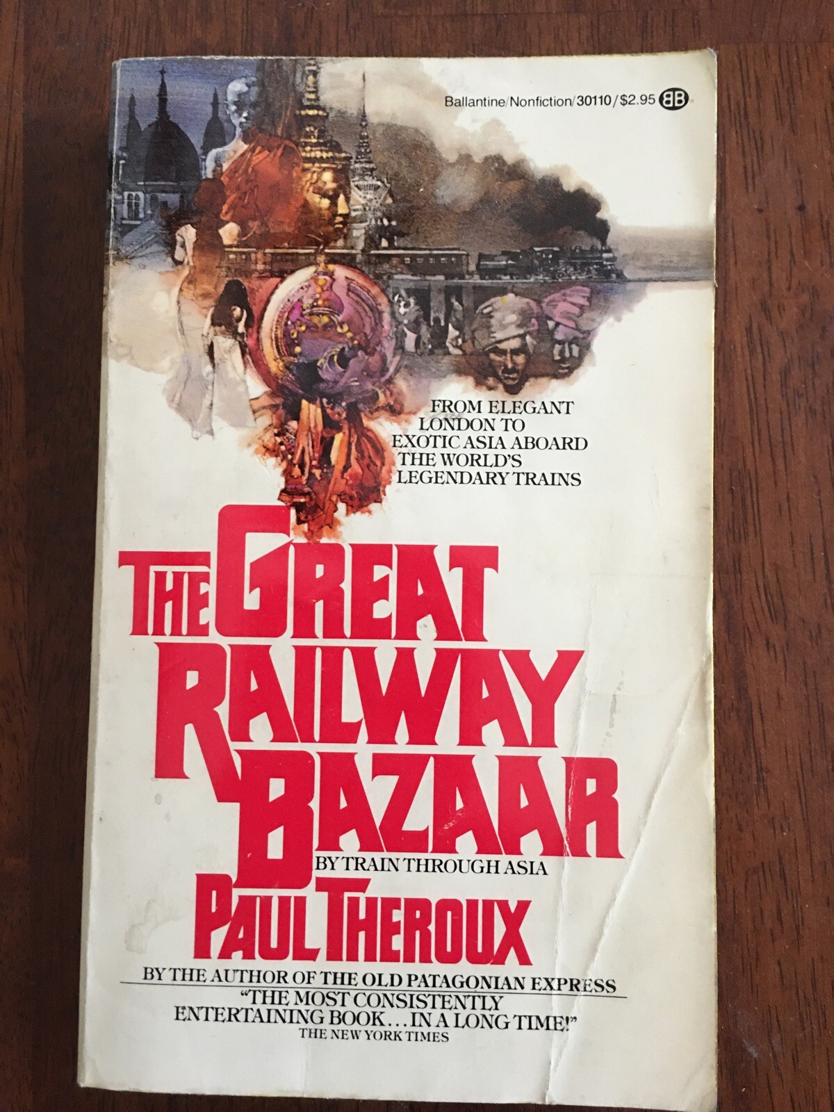 The Great Railway Bazaar By Paul Theroux Paperback 1976 Ballantine For Sale Online
