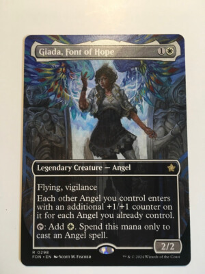 MTG Giada, Font of Hope (Borderless) Foundations Regular