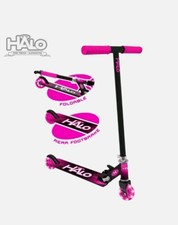 Halo Rise Above Supreme Inline Scooter Foldavle Kids Ride-on Toy Black/Pink 🆕🔥