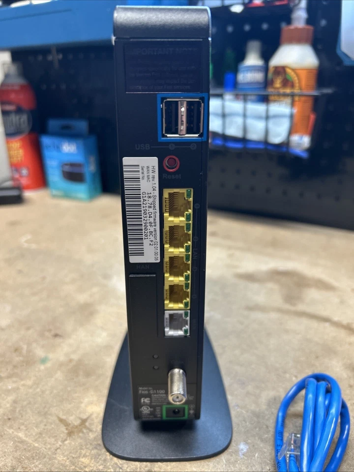 Verizon G1100 Router FiOS-G1100 Dual Band W/AC &Cat 5E With Stand(Fios Firmware) - Image 2 of 4