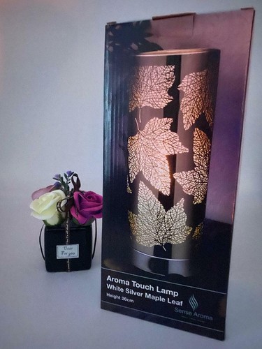 Lámpara eléctrica cilindro de árbol de aroma LED Woodland quemador de aceite de cera CAJA DE REGALO - Imagen 22 de 29