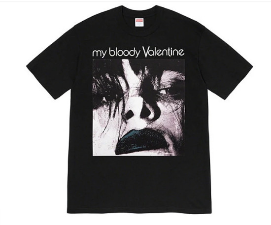 Supreme My Bloody Valentine Feed Me With Your Kiss Tee Black Size Small SS20