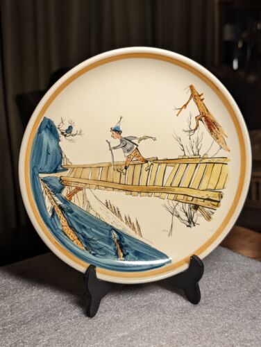 Children Dinner Plate "Ursli Gets The Bell" By Author Carigiet Australia - 第 1/11 張圖片
