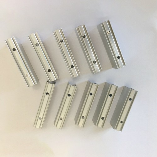 50pcs Flex LED Neon Rope Light 2" Channel Mounting Holder Clips Aluminum Rail - Picture 7 of 10