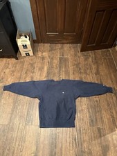 Vintage Champion Reverse Weave Sweatshirt Crewneck XL Blue Navy 90s