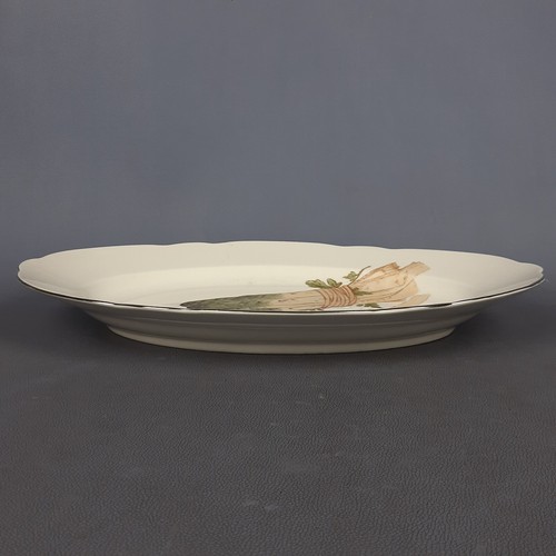 Servizio Piatti Per Asparagi Porcellana Verbano Laveno E KPM Vintage 1980 - Foto 4 di 16